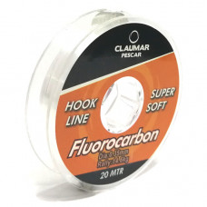 Fir Fluorocarbon Claumar Pescar Super Soft 20m 14.6kg 0.35mm